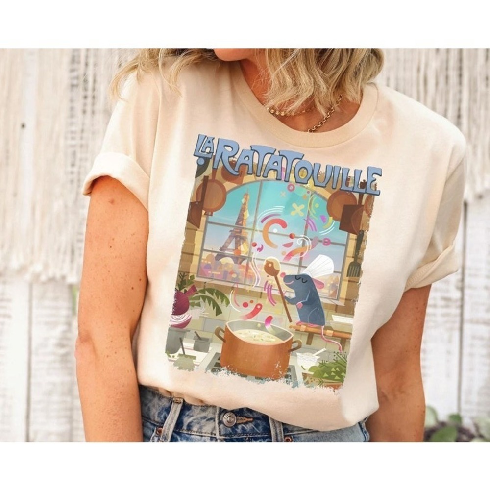 Retro Ratatouille Frame Poster Shirt, Dsney Remy T-Shirt